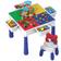 PicassoTiles Toy Building Sets Building Block Activity Center Table Set