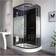 Home Deluxe Doccia Vapore Con Cascata E Sauna 120 x 80 cm Black Pearl 1200x800x2200mm