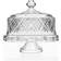 Godinger Dublin Crystal Footed Cake Plate 12" 2pcs