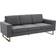 Homcom 833-519 Grey Sofa 82cm 3-Sitzer