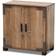 Baxton Studio Brown Farmhouse Storage Cabinet