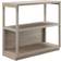 Henn&Hart Thalia Bookcase Antique Grey 83.8cm H x 91.4cm W Book Shelf