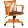 Furnishings Deluxe Wood Banker's Desk Chair Trolley Table