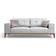 Homitis 1679800-01 Grey Sofa 223cm 3-Sitzer