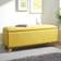 GFW Secreto Lift Up Mustard Storage Bench 98x43cm