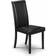 Julian Bowen Hudson Black Chaise de Cuisine 96cm 2pcs