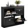 SoBuy FSR79-SCH Black Skoställ 104.9x82.6cm
