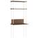 Moebe Shelving System, s.200.1.D, Røget Eg/hvid Bogreol
