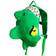 Crazy Safety Dragon Children's Bag - Green