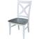 International Concepts Vineyard Curved X-Back Kitchen Chair