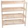 Lavish Home Portsmouth Wood 4-Tier Space Saver Shoe Rack