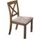 Best Master Furniture Janet Driftwood X Kitchen Chair 2