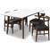 Alpen Modern Solid Dining Set