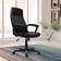 Techni Mobili Medium Back Office Chair With Tilt And Height Adjustment, Black Silla de oficina