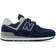 New Balance Kid's 574 Core Hook & Loop - Navy with white