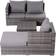 OutSunny 860-091V70 Outdoor Lounge Set, 1 Table incl. 2 Sofas