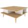 Decorotika Akya Modern Natural Coffee Table 89x89cm