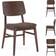 Torkelson Stevie Smoke-Stained Lacquered Oak/Talent Brown Köksstol 84cm