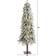 Nearly Natural Pre-Lit Flocked Grand Alpine Artificial Christmas Tree 152.4cm