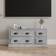 vidaXL Engineered Wood Concrete Grey Mobile TV 100x45cm