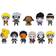 Naruto Naruto Series 3 Figural Bag Clip Random 6-Pack