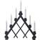 Star Trading Rut Candle Bridge 43cm