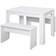 Homcom Modern Table 2 Bench Seats Dining Set 70x110cm 3pcs