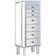 Linon Mirror Jewelry Armoire - Silver