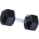 Homcom Rubber Hexagonal Dumbbell 17.5kg