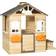 OutSunny Kinderspielhaus mit Blumentopfhalter bunt