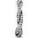 Pandora Sparkling Twisted Lines Ring - Silver/Transparent