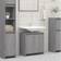 vidaXL Grey Sonoma Bathroom Cabinet 60 x 33 x 61 cm