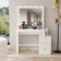 Boahaus Aurora White Dressing Table 17.5x43.2"