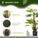 Homcom Pot Indoor Outdoor Artificial Plant