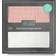 Vinter & Bloom Soft Grid & Muslin Blanket Bright White/Dusty Rose