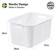 SmartStore Recycled Plastic White Opbevaringsboks 13L