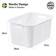 SmartStore Recycled Plastic White Oppbevaringskurv 13L