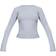 PrettyLittleThing Basic Long Sleeve Fitted T-shirt - Grey