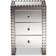 Baxton Studio Azura 3-Drawer Bedside Table