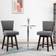 Homcom Swivel Set 2 Bar Stool