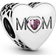 Pandora Mother Heart Charm - Silver/Pink