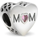 Pandora Mother Heart Charm - Silver/Pink