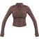 PrettyLittleThing Basic Seamless Jacket - Chocolate