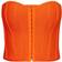 PrettyLittleThing Bandage Hook & Eye Structured Corset - Orange