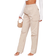 PrettyLittleThing Elasticated Waist Straight Leg Cargo Pant - Stone