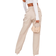 PrettyLittleThing Elasticated Waist Straight Leg Cargo Pant - Stone