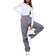 PrettyLittleThing Elasticated Waist Straight Leg Cargo Pant - Grey