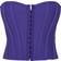 PrettyLittleThing Bandage Hook & Eye Structured Corset - Purple