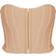 PrettyLittleThing Bandage Hook & Eye Structured Corset - Stone