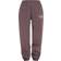 PrettyLittleThing Santa Monica Washed Embroidered Joggers - Dark Brown